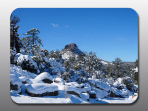 Thumb Butte Prescott in winter - Moment of Perception Photography